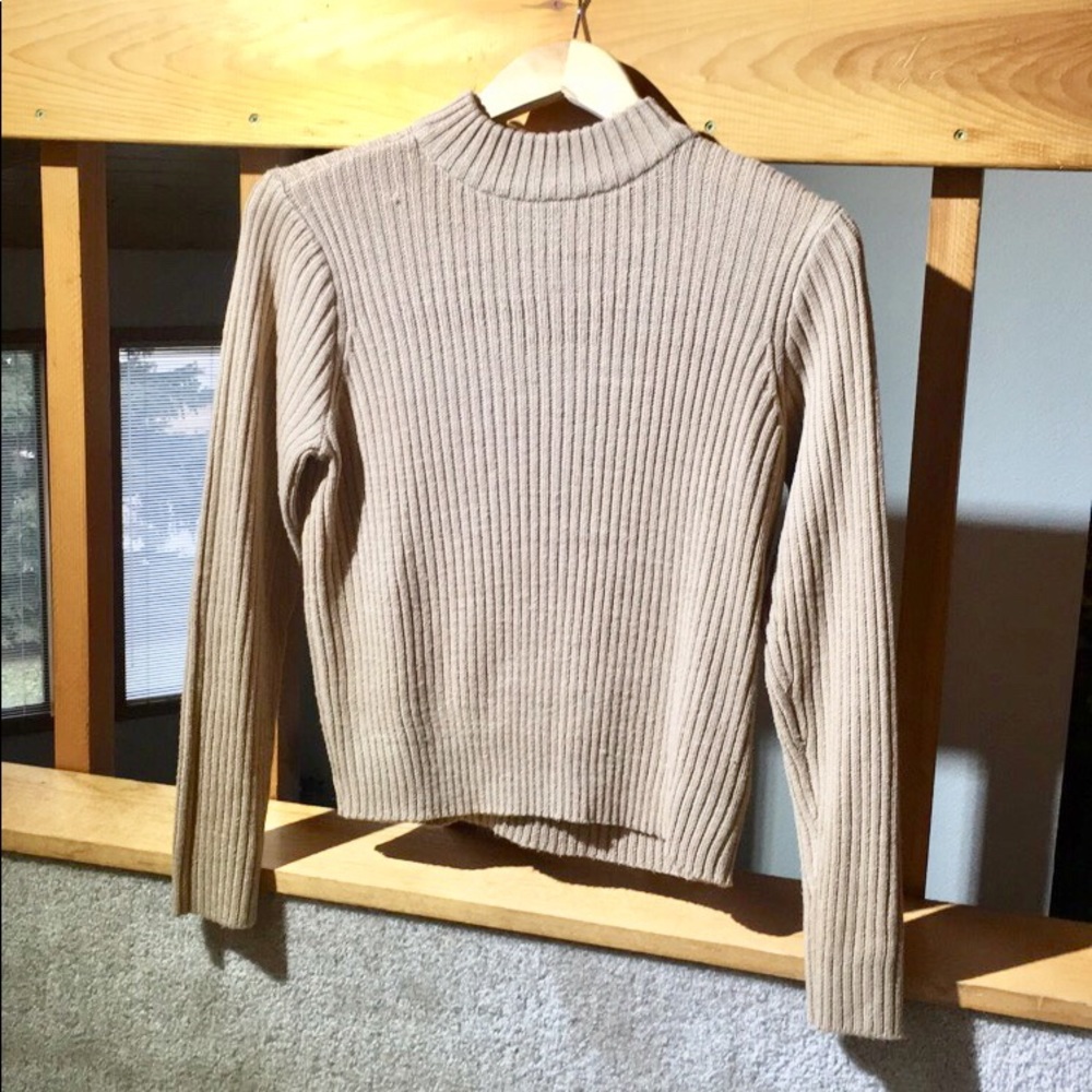 Tan Turtle Neck